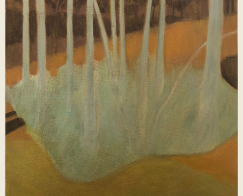 Helen Baines, Charred Forest, 2022, 30x30