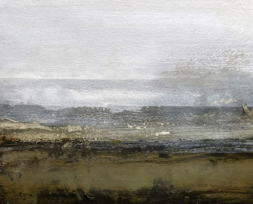 Susan Cordes, 'Beyond the Dunes', acrylic on canvas, 31 x 31 cm