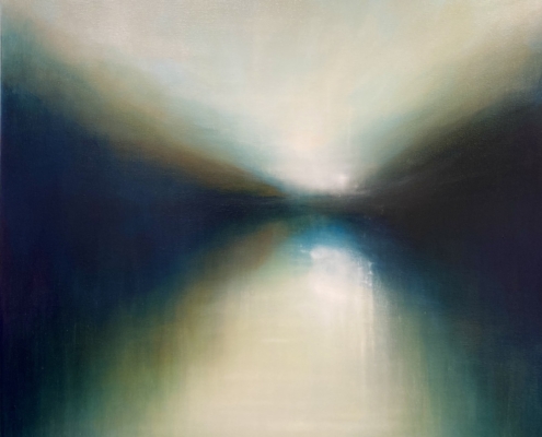 Tessa Houghton, ‘Winter Echoes’, oil on canvas, 91 x 91 cm